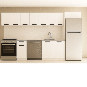 marsian alba mutfak – 300 cm beyaz seri